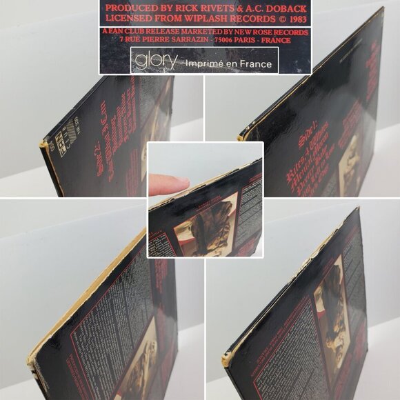 Corpse Grinders Legend Vinyl Record 1983 Glam Punk France Jacket Age LP VG - Picture 5 of 11